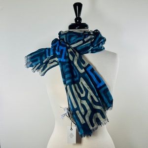 Eleventy  patterned large scarf